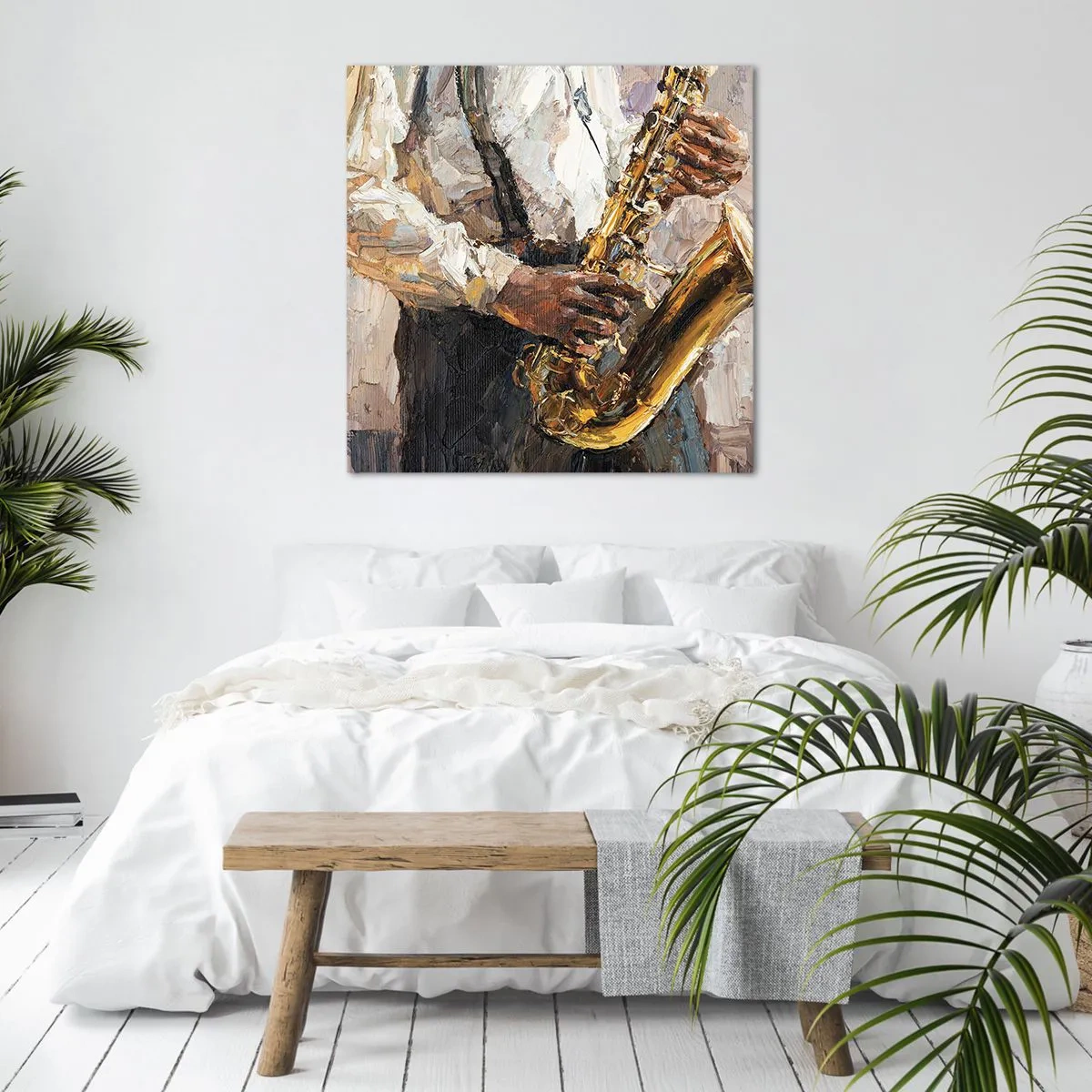 Obraz na płótnie - Czas na solo - 50x50 cm