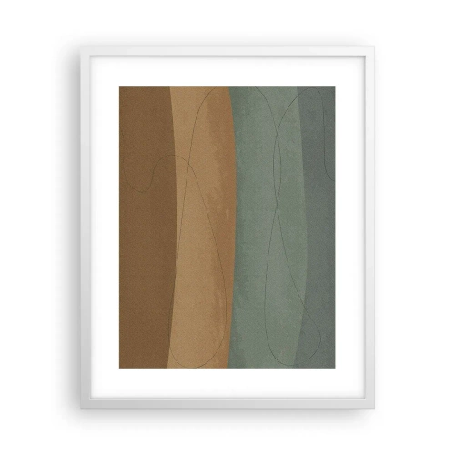 Plakat w białej ramie - Kompozycja horyzontalna - 40x50 cm
