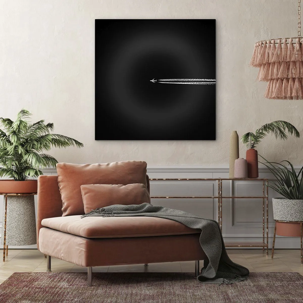 Obraz na płótnie - W inny wymiar - 40x40 cm