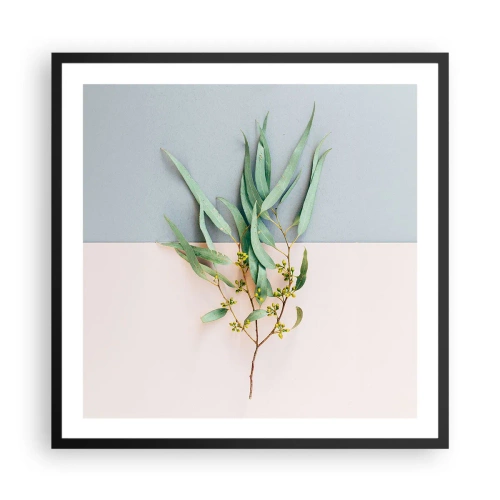 Plakat w czarnej ramie - Pastelowa subtelność - 60x60 cm
