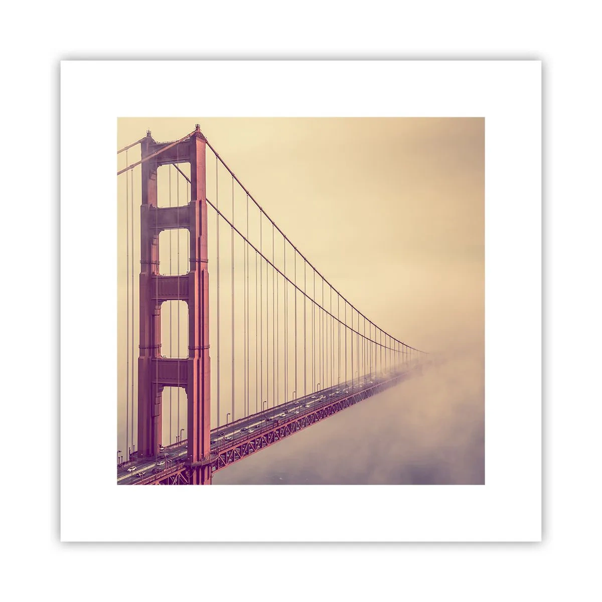 Plakat - Między niebem a ziemią - 30x30 cm