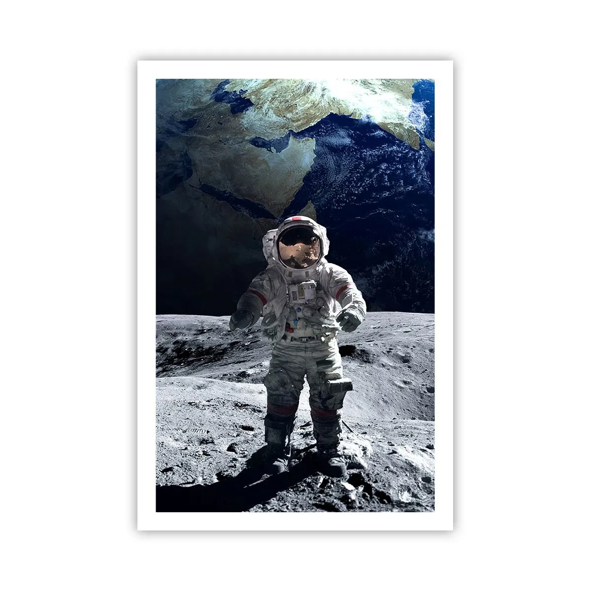 Plakat - Pozdrowienia z Księżyca - 61x91 cm
