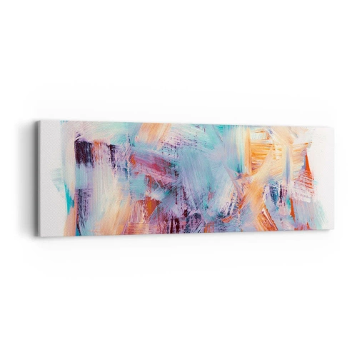Obraz na płótnie - Kolorowy bałagan - 90x30 cm
