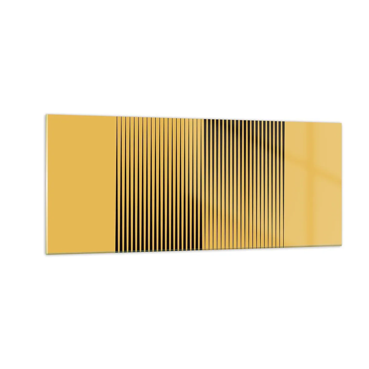 Obraz na szkle - Kwadratura przeciwieństw - 100x40 cm