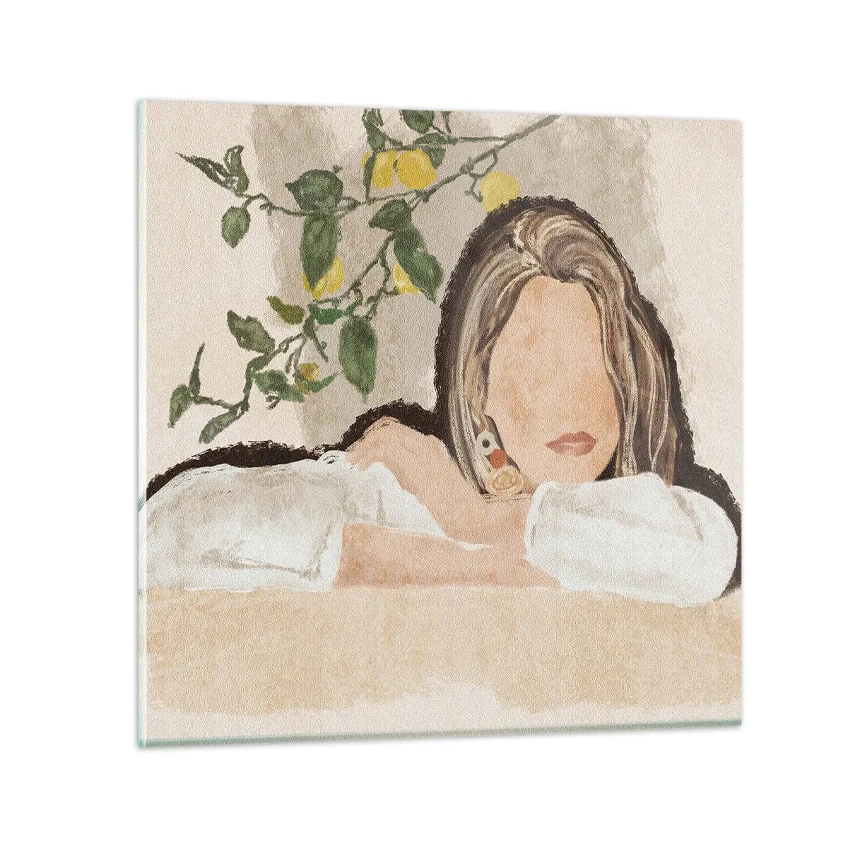 Obraz na szkle - Piękność południa - 30x30 cm