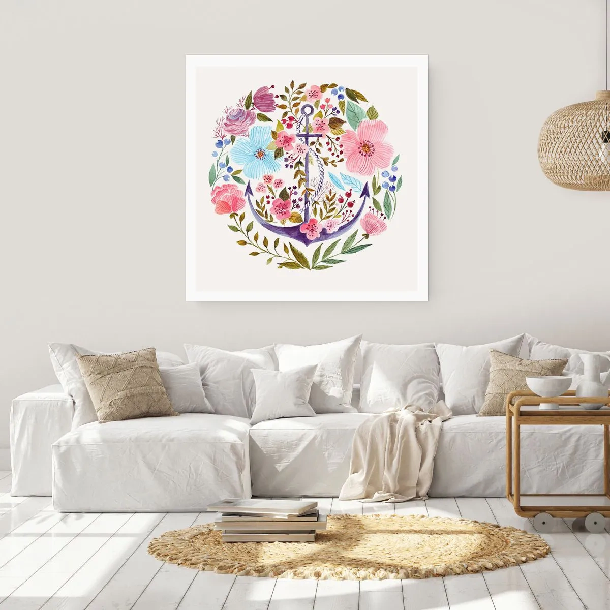 Plakat - Dobry sen żeglarza - 30x30 cm