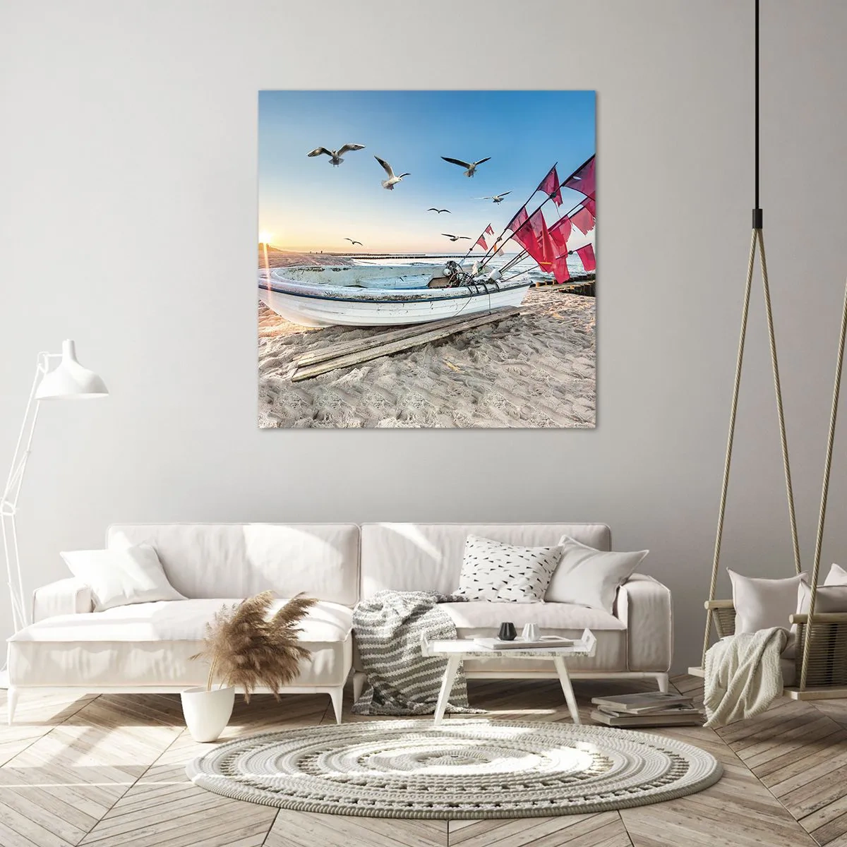 Obraz na płótnie - Zasłużony odpoczynek - 70x70 cm