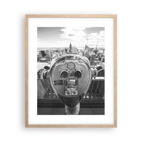 Plakat w ramie jasny dąb - Miasto nad miastami - 40x50 cm