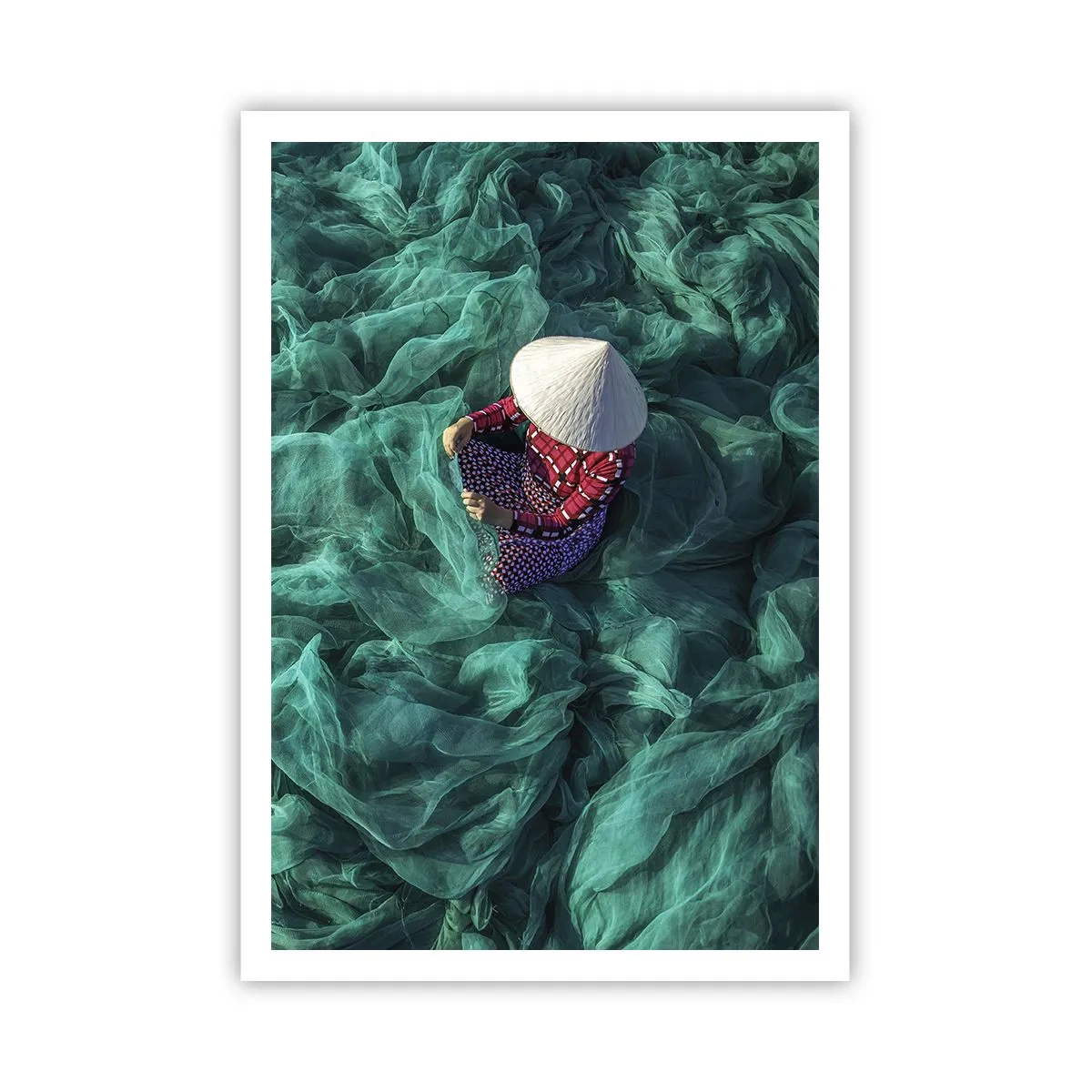 Plakat - W morzu sieci - 70x100 cm