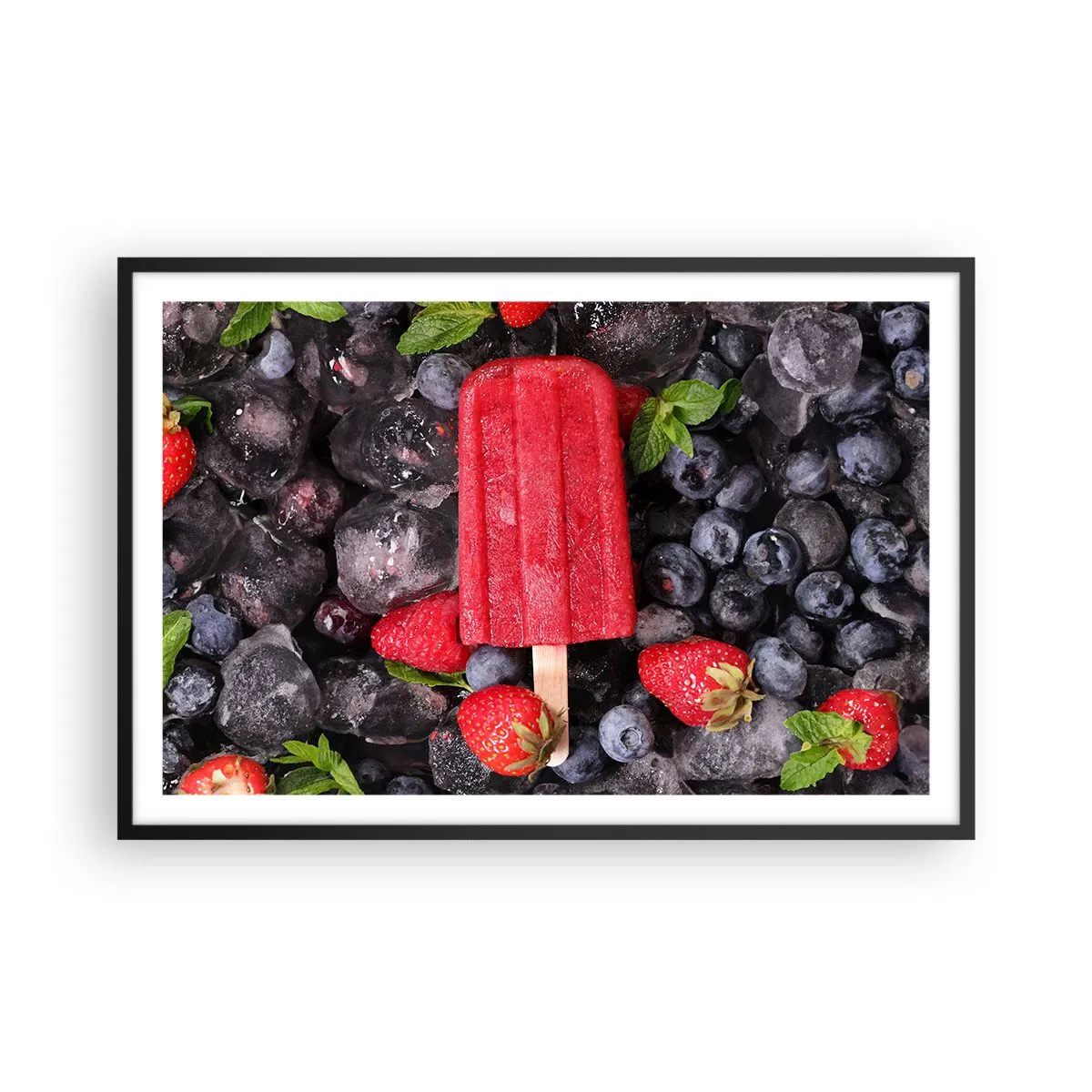 Plakat w czarnej ramie - Smak gorącego lata - 91x61 cm