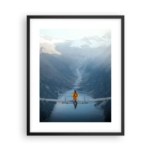 Plakat w czarnej ramie - Zachwycony w zawieszeniu - 40x50 cm