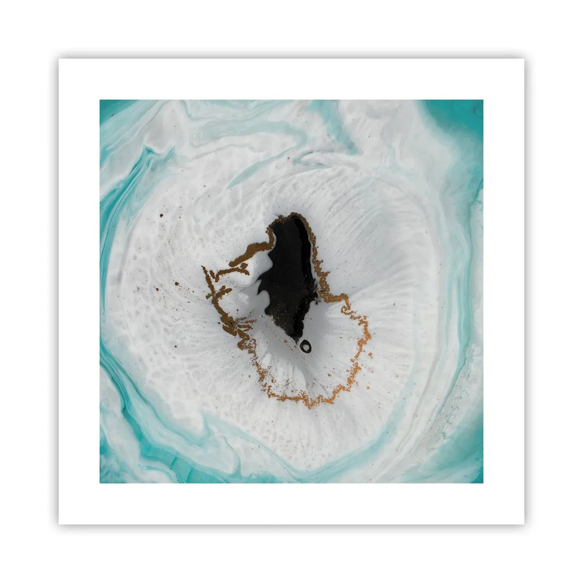 Plakat - Wniknąć do wnętrza - 40x40 cm