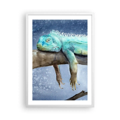 Plakat w białej ramie - Jest dobrze! - 50x70 cm