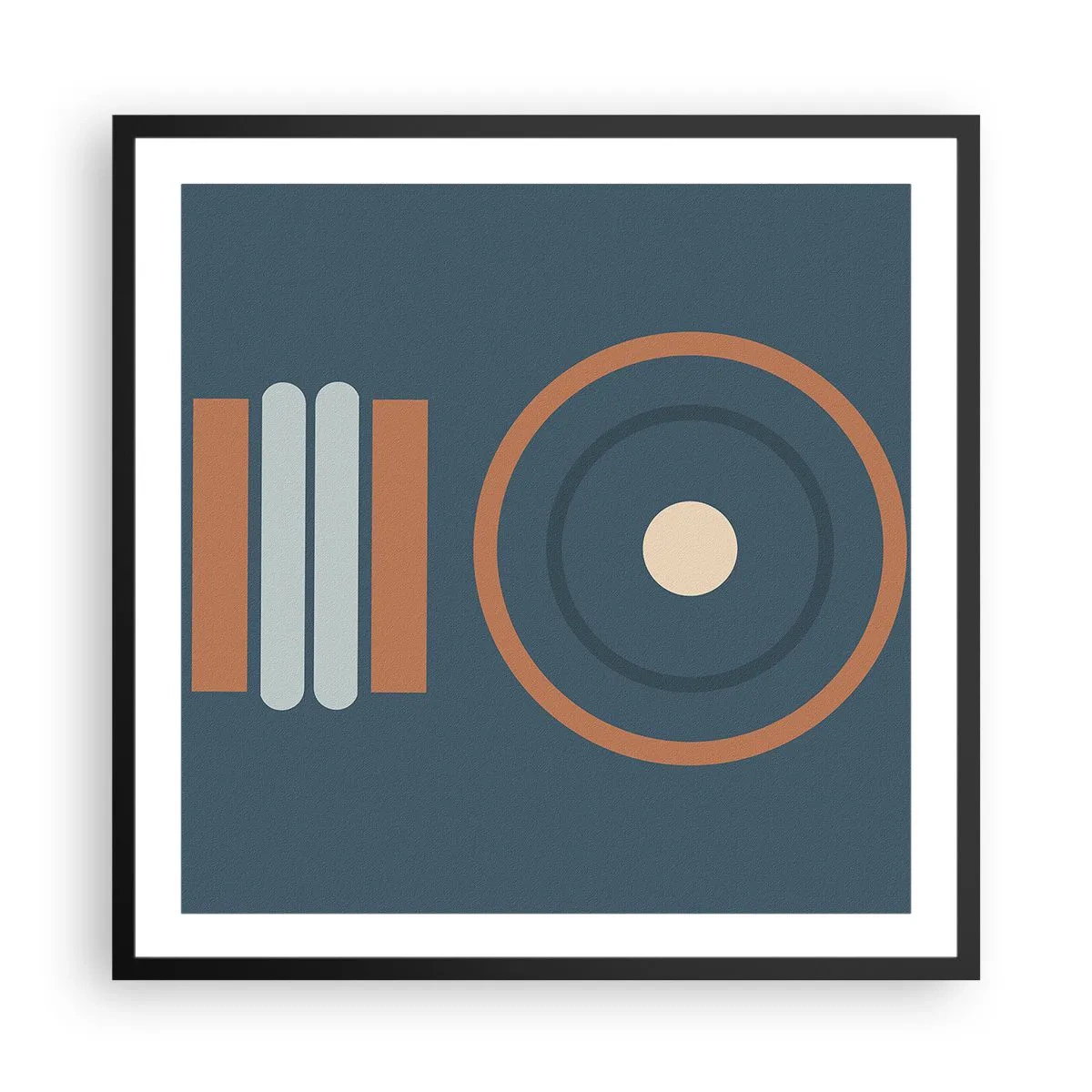 Plakat w czarnej ramie - Istota rzeczy - 60x60 cm