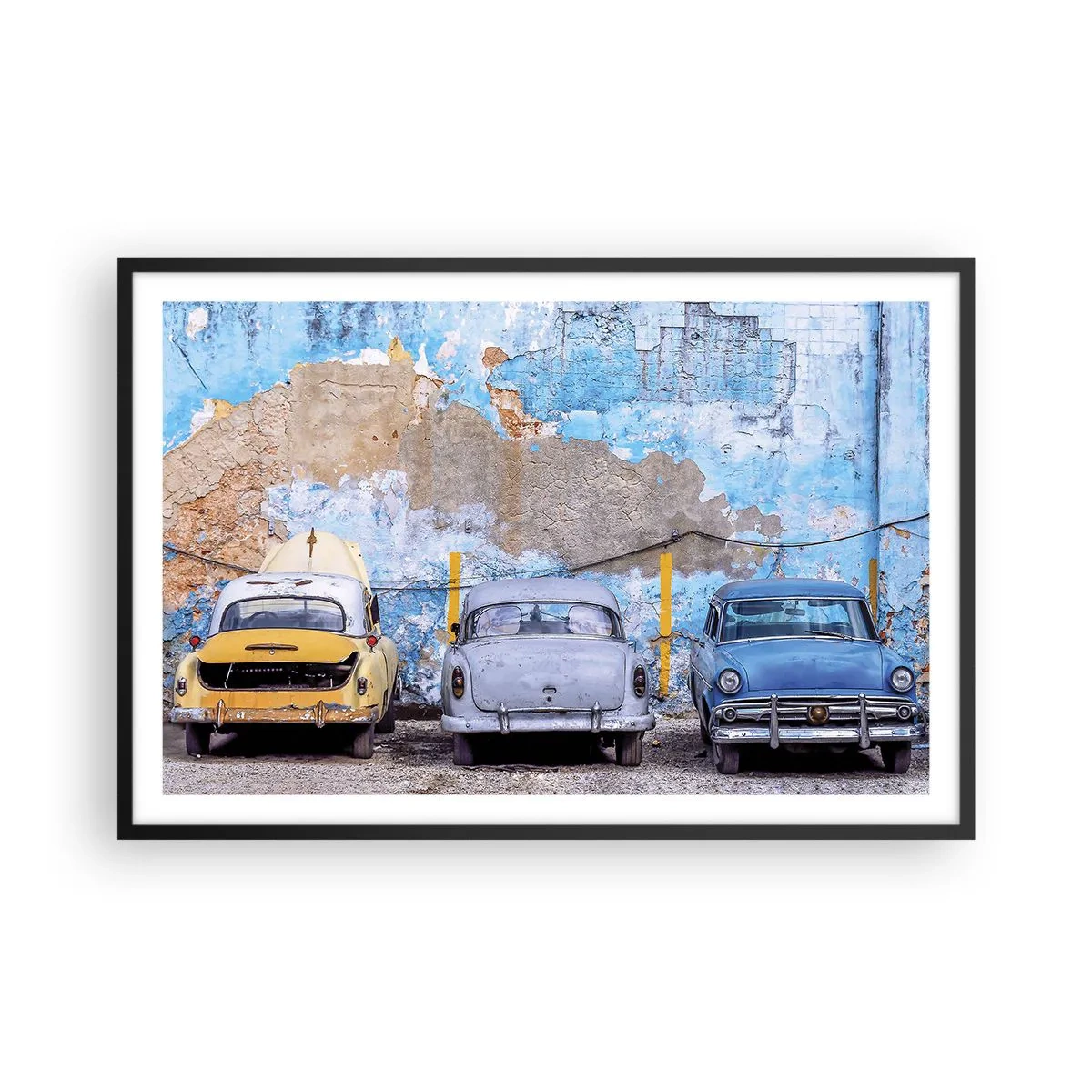 Plakat w czarnej ramie - Spotkanie weteranów - 91x61 cm