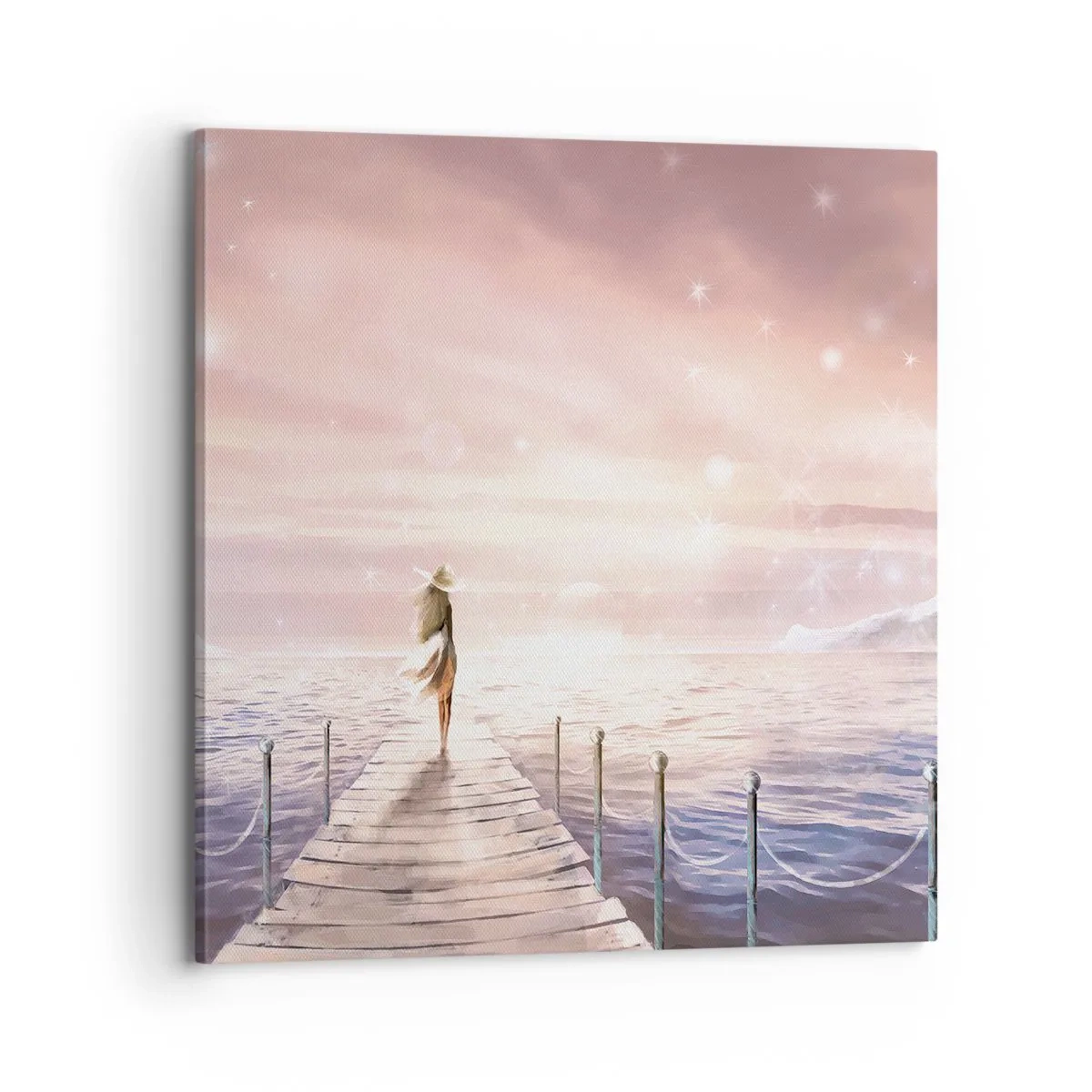 Obraz na płótnie - W świetle marzenia - 70x70 cm