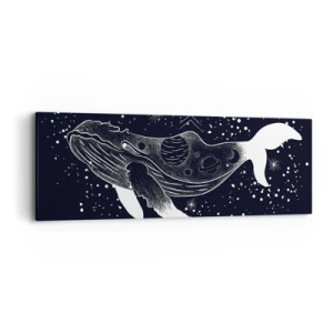 Obraz na płótnie - W oceanie wszechświata - 90x30 cm
