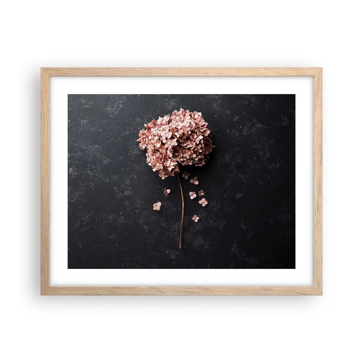 Plakat w ramie jasny dąb - Prawdziwie romantyczny znak - 50x40 cm