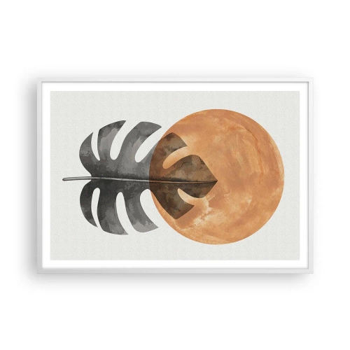 Plakat w białej ramie - Zawsze słońce - 100x70 cm