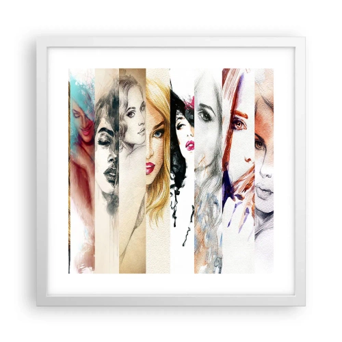Plakat w białej ramie - I zawsze to TY - 40x40 cm