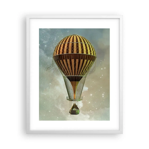 Plakat w białej ramie - Pionierskie loty - 40x50 cm