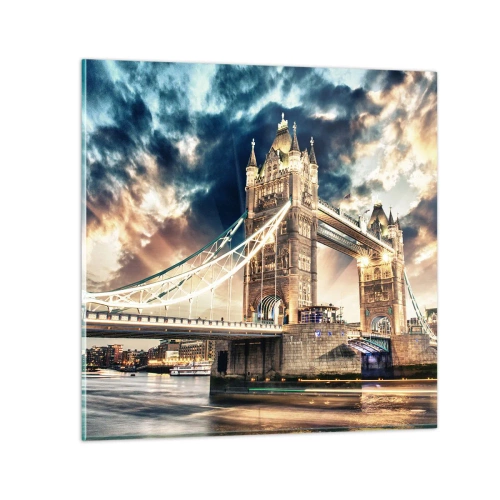 Obraz na szkle - Pomnik wiktoriańskiego imperium - 30x30 cm