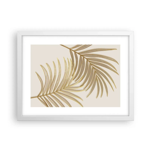 Plakat w białej ramie - Złota Palma! - 40x30 cm