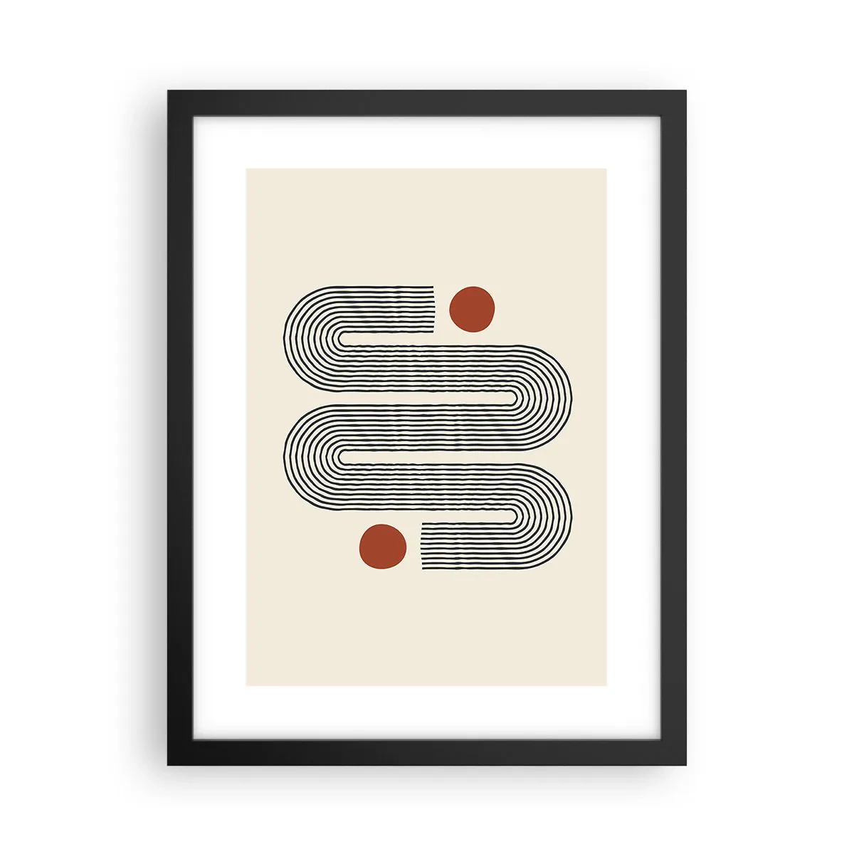 Plakat w czarnej ramie - Od początku do końca - 30x40 cm