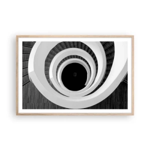 Plakat w ramie jasny dąb - Do istoty rzeczy - 91x61 cm