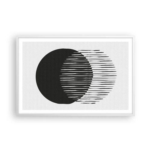 Plakat w białej ramie - Jego alter ego - 91x61 cm