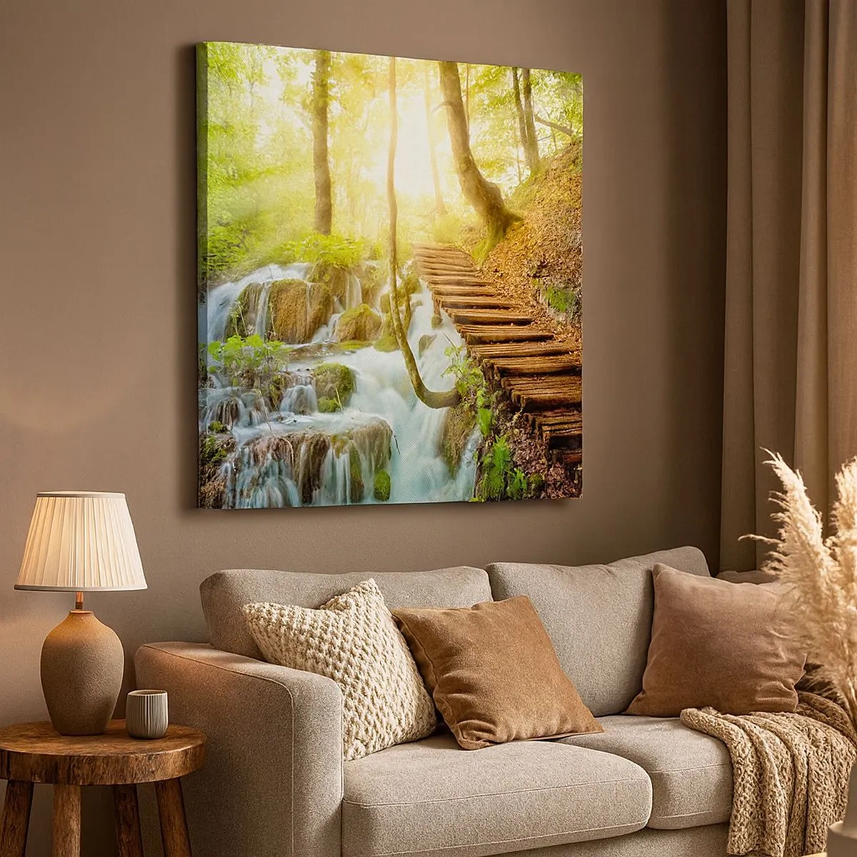 Obraz na płótnie - Upragniony chłód - 30x30 cm