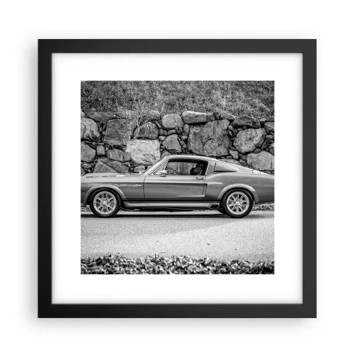 Plakat w czarnej ramie - Legenda lat 60. - 30x30 cm