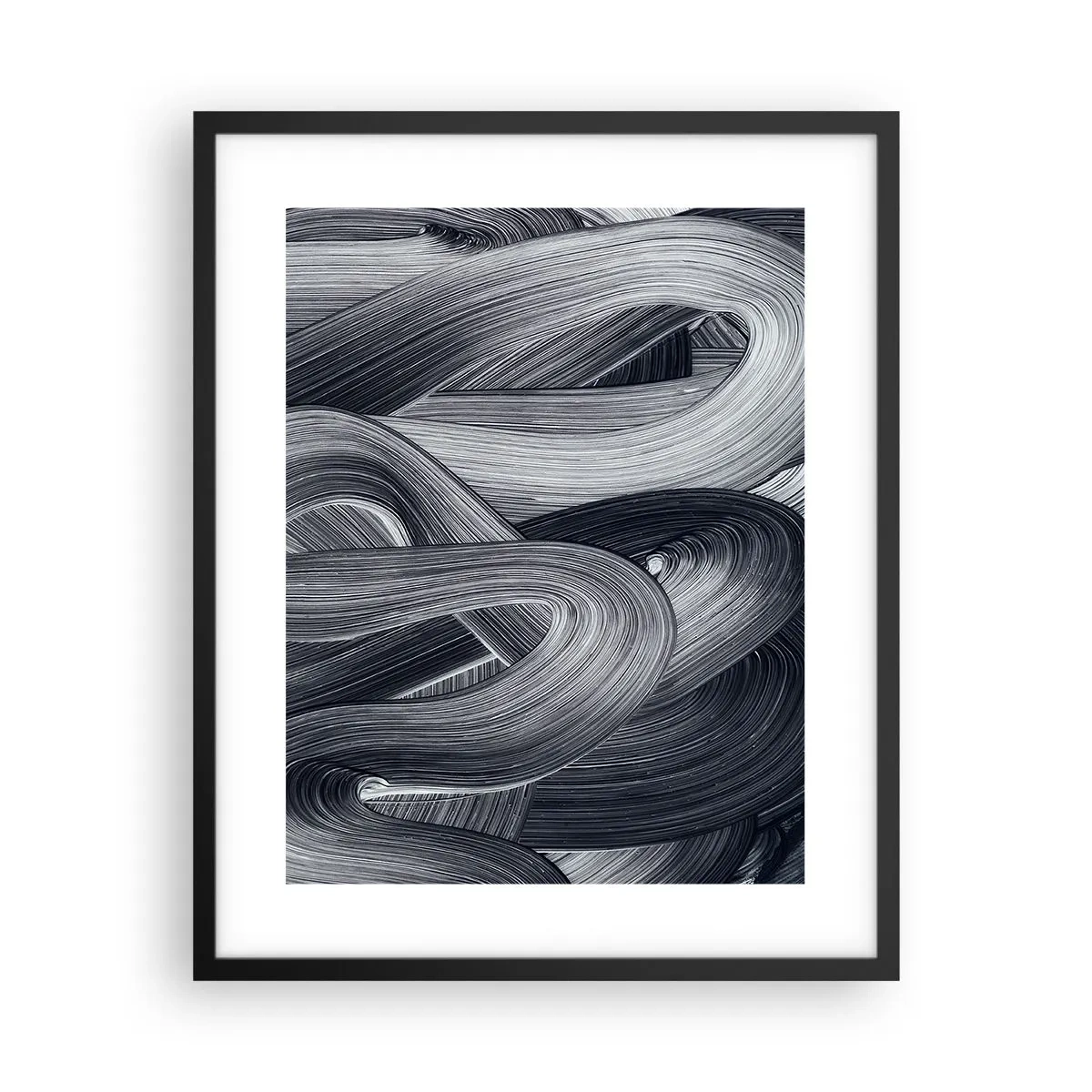 Plakat w czarnej ramie - Płynność rzeczywistości - 40x50 cm