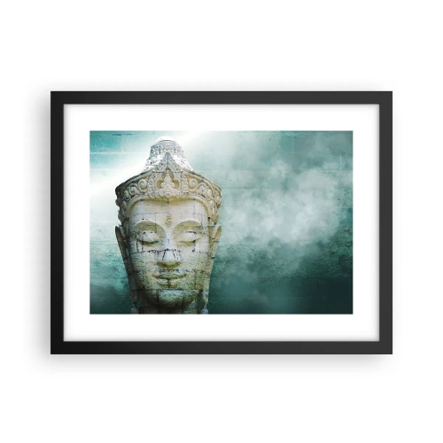 Plakat w czarnej ramie - Poszukując światła - 40x30 cm