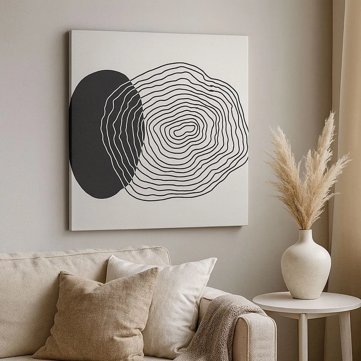 Obraz na płótnie - Trwanie i drganie - 30x30 cm