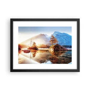 Plakat w czarnej ramie - Natura w nowym świetle - 40x30 cm