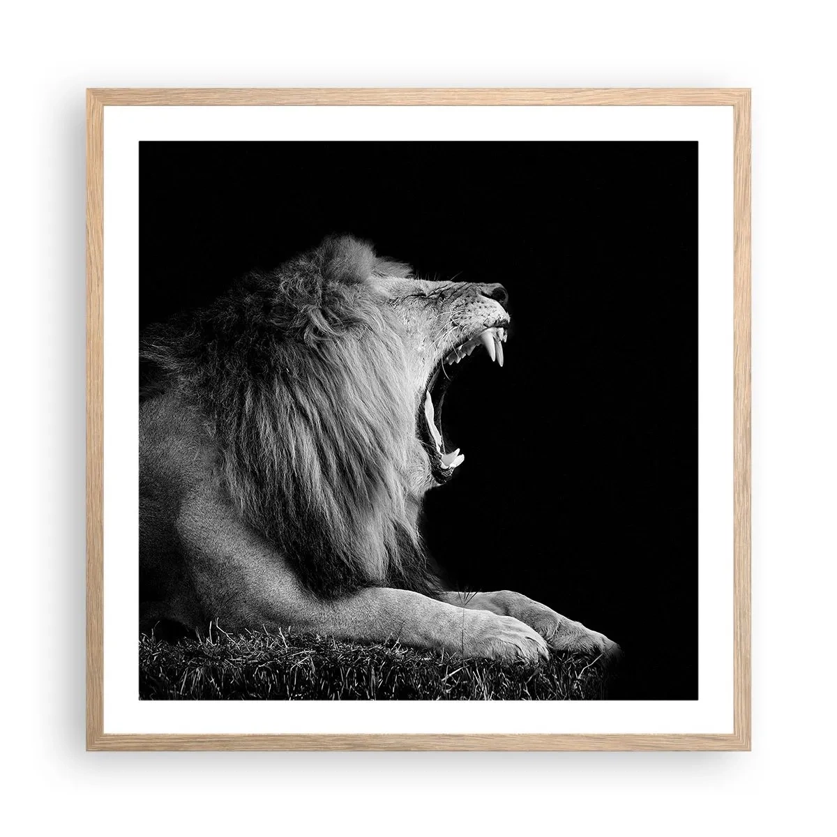 Plakat w ramie jasny dąb - Bez żadnych wątpliwości - 60x60 cm