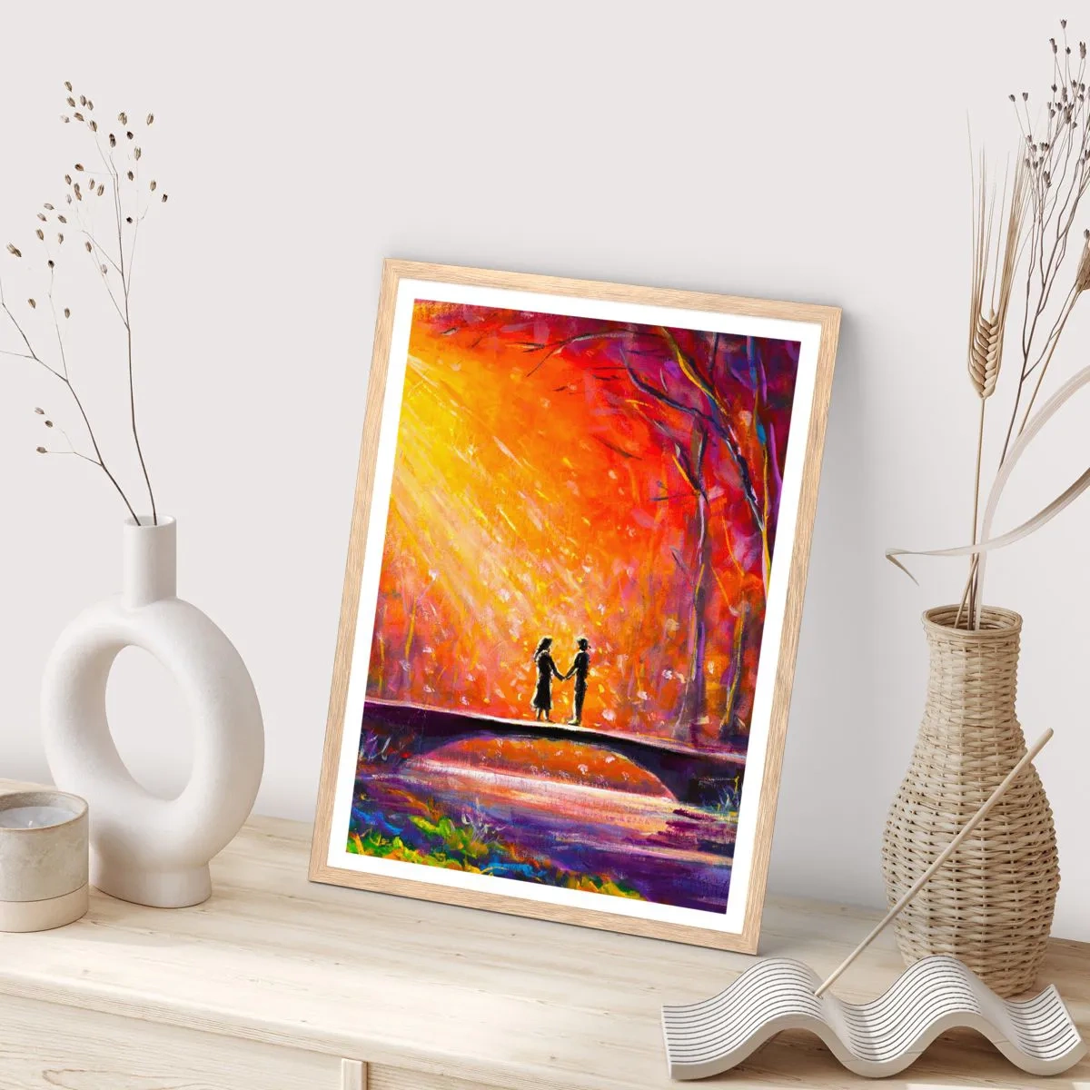 Plakat w ramie jasny dąb - Niebo ich też kocha - 30x40 cm