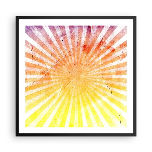 Plakat w czarnej ramie - Wschody i zachody - 60x60 cm