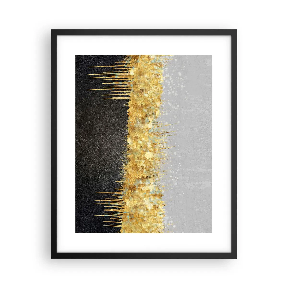 Plakat w czarnej ramie - W głąb i ku górze - 40x50 cm