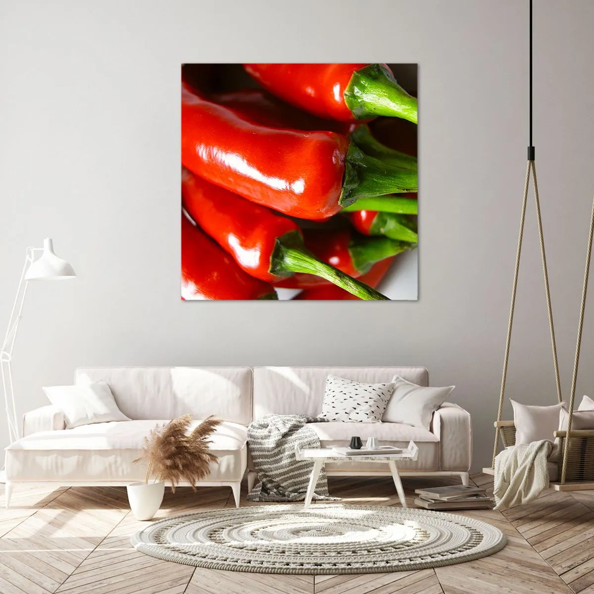 Obraz na płótnie - Soczyste, błyszczące, gładkie - 60x60 cm
