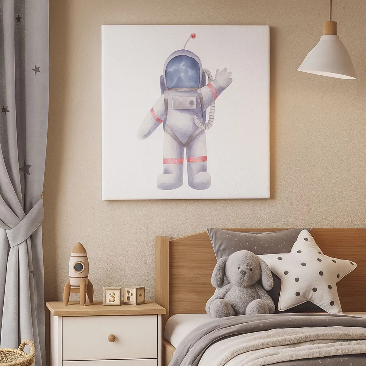 Obraz na płótnie - To na razie! - 30x30 cm