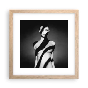 Plakat w ramie jasny dąb - W blasku i w cieniu - 30x30 cm