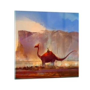 Obraz na szkle - Gdyby nie wyginęły - 60x60 cm