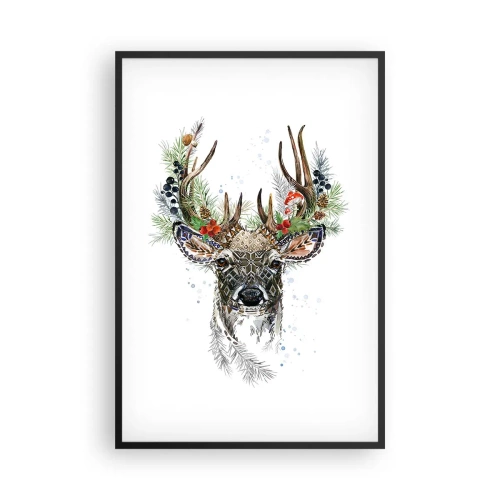 Plakat w czarnej ramie - W świątecznej szacie - 61x91 cm