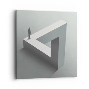 Obraz na płótnie - A jednak możliwe - 40x40 cm