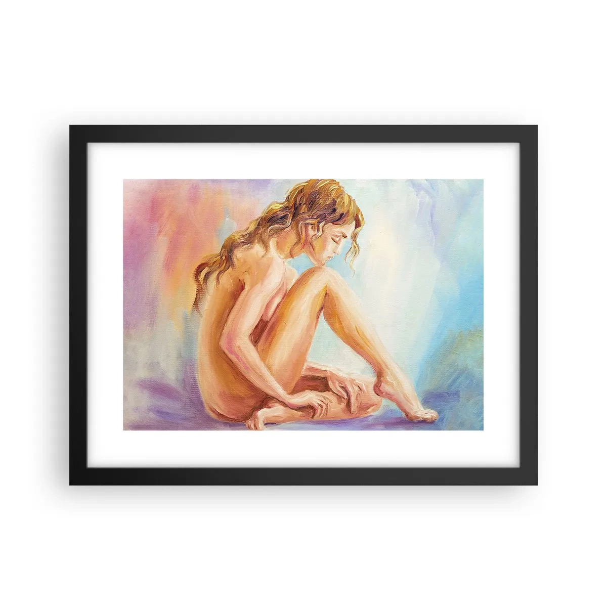 Plakat w czarnej ramie - Akt młodości - 40x30 cm