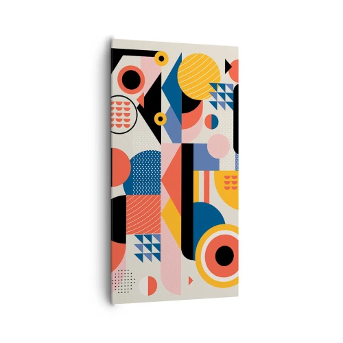 Obraz na płótnie - Kompozycja: pobaw się - 65x120 cm
