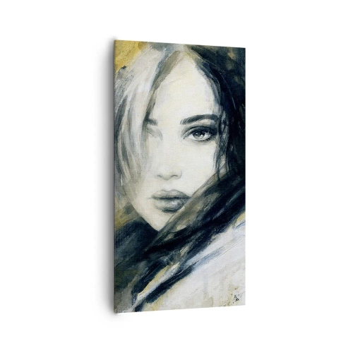 Obraz na płótnie - bardziej niewinna czy zmysłowa? - 65x120 cm