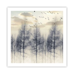 Plakat - Duchy lasu - 60x60 cm